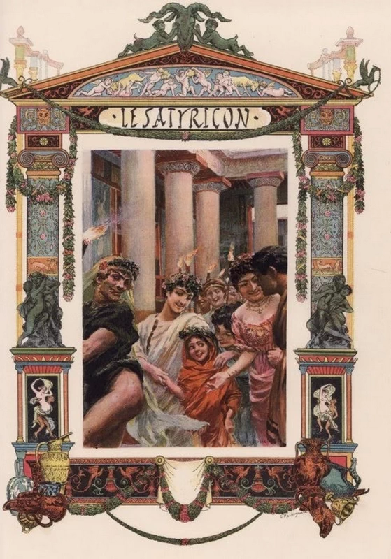 Illustrazione del Satyricon di Petrone 1